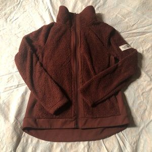 Red the north face oso jacket